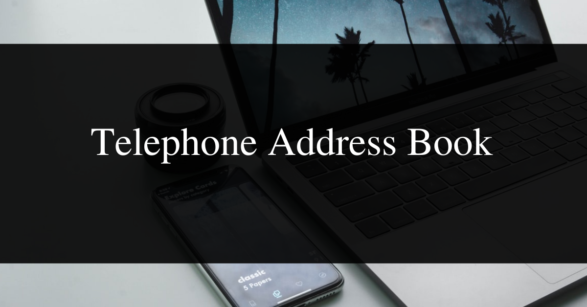Telephone Address Book