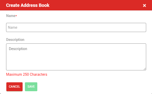 Create Address Book